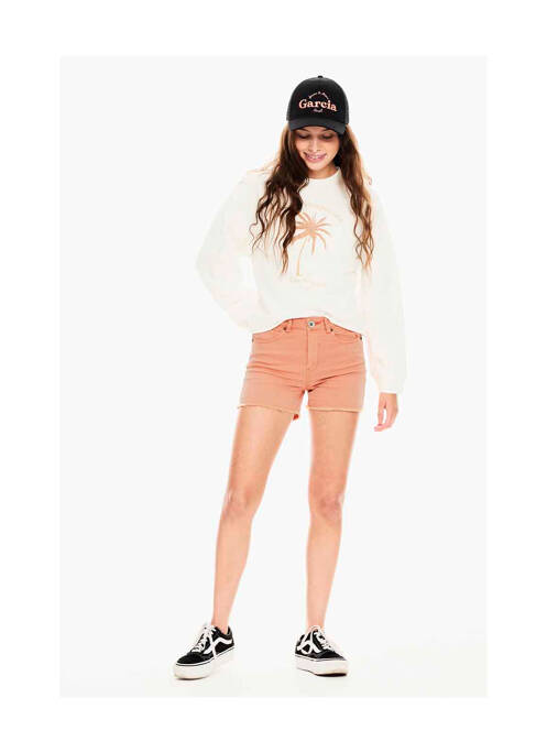 Short orange GARCIA pour fille