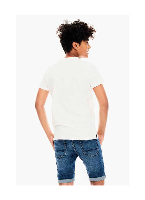 T-shirt blanc GARCIA garçon