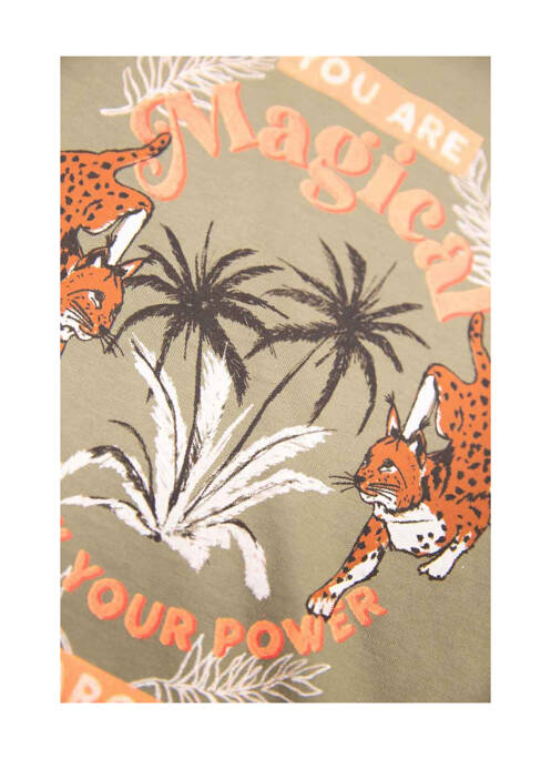 T-shirt vert GARCIA fille