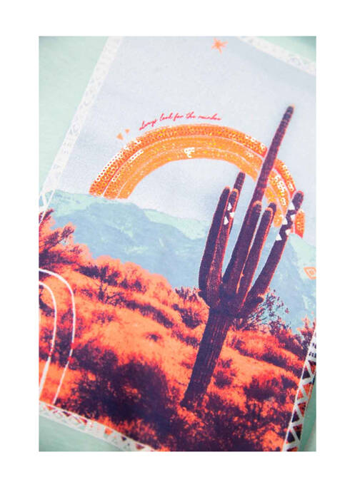 T-shirt bleu GARCIA pour fille