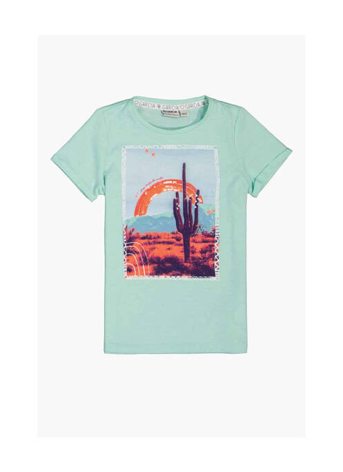 T-shirt bleu GARCIA pour fille