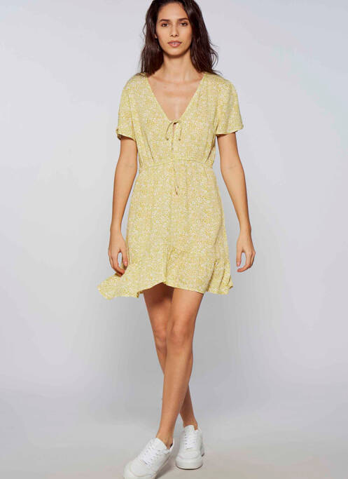 Robe courte jaune BILLABONG pour femme