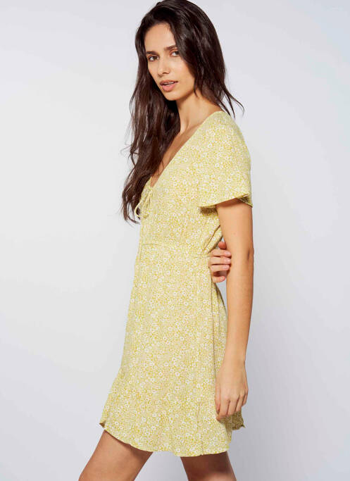 Robe courte jaune BILLABONG pour femme