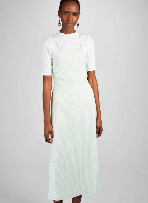 Robe mi-longue vert CLOUDS OF FASHION pour femme