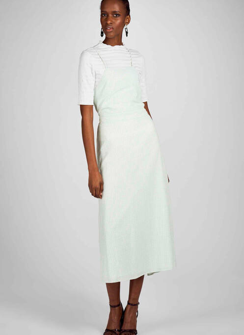 Robe mi-longue vert CLOUDS OF FASHION pour femme