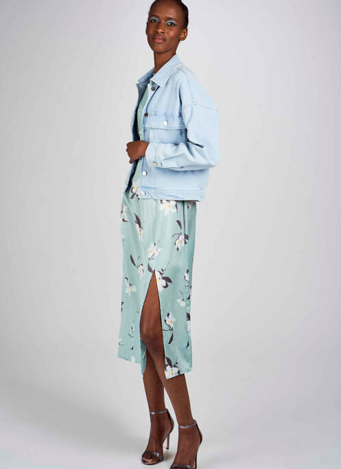 Robe longue vert CLOUDS OF FASHION pour femme