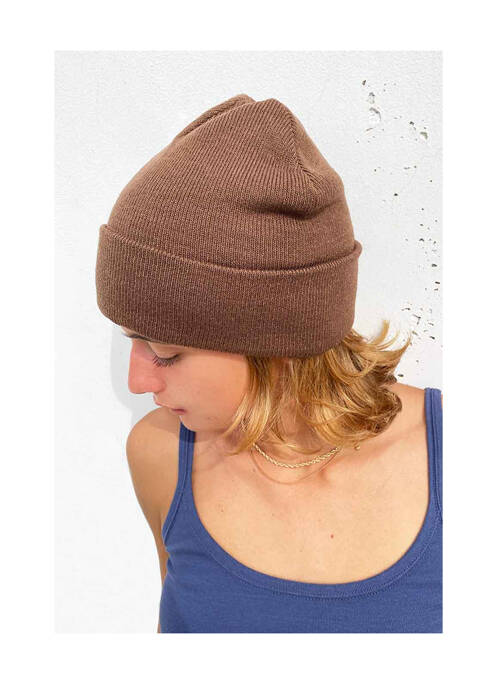 Bonnet marron SUBDUED pour femme