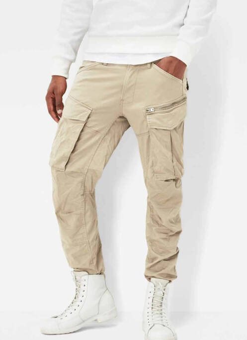 Pantalon cargo beige G STAR pour homme