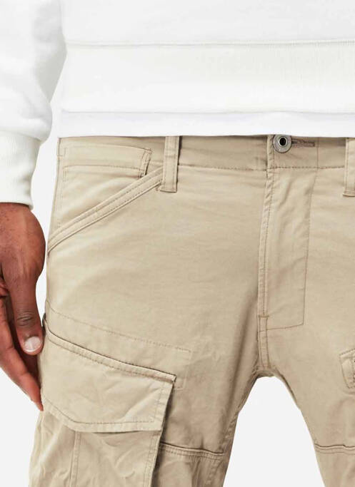 Pantalon cargo beige G STAR pour homme