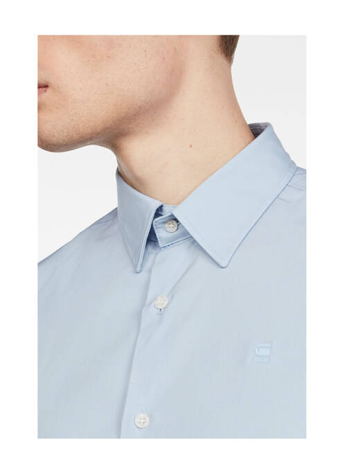 Chemise manches longues bleu G STAR pour homme