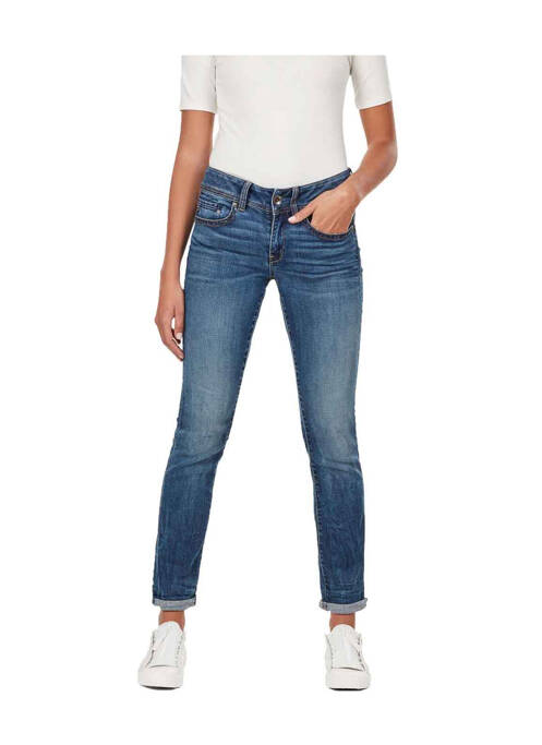 Jeans coupe droite bleu G STAR pour femme