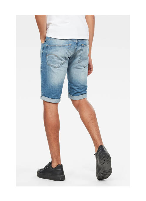 Short bleu G STAR pour homme