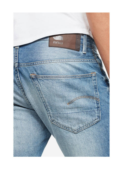 Short bleu G STAR pour homme