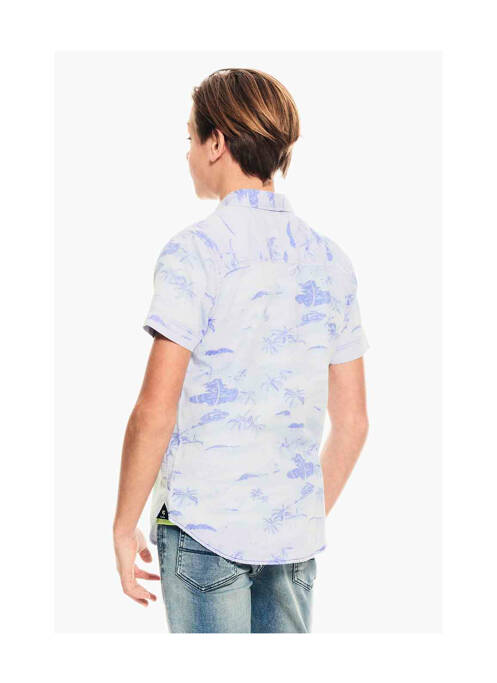 Chemise manches longues bleu GARCIA garçon