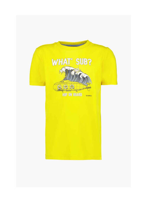 T-shirt jaune GARCIA garçon