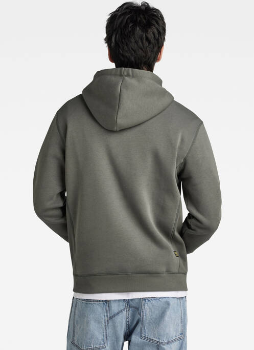Sweat-shirt à capuche gris G STAR pour homme