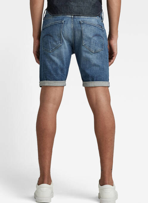 Short bleu G STAR pour homme