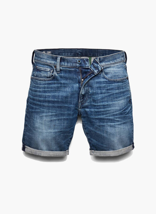 Short bleu G STAR pour homme