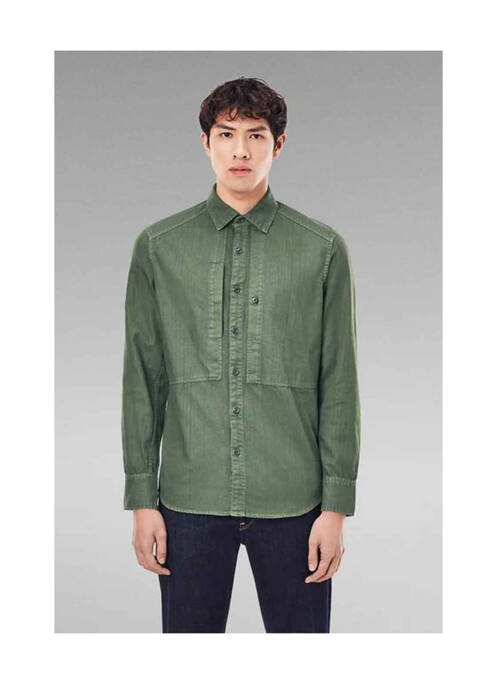 Chemise manches longues gris G STAR pour homme