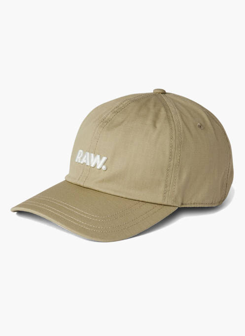 Casquette beige G STAR homme