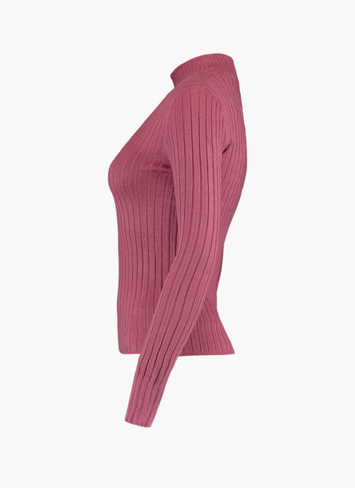 Pull col roulé rouge HAILYS pour femme