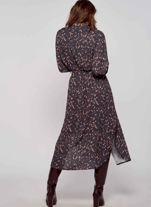 Robe longue bleu BELLITA pour femme