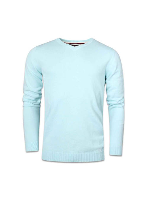 Pull bleu BRUCE & BUTLER  pour homme