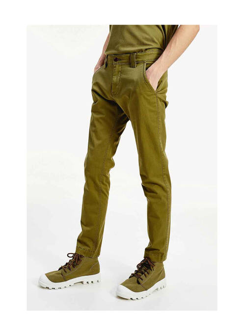 Pantalon chino vert TOMMY HILFIGER pour homme