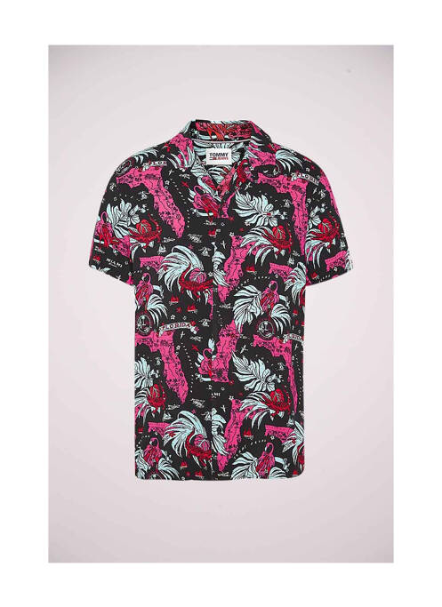 Chemise manches courtes noir TOMMY HILFIGER pour homme