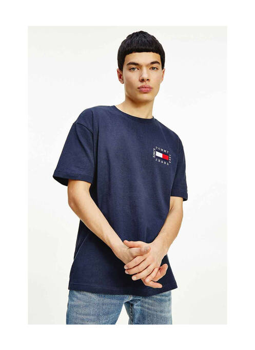 T-shirt bleu TOMMY HILFIGER pour homme