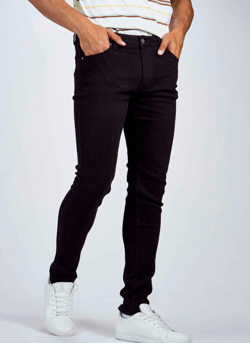 Jeans coupe slim noir DENIM PROJECT pour homme