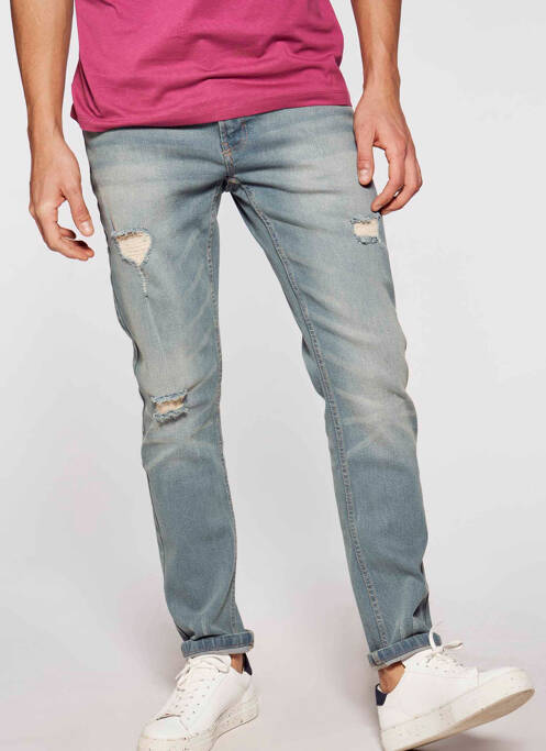Jeans coupe slim bleu DENIM PROJECT pour homme