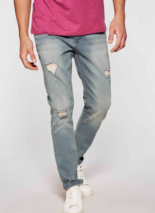 Jeans coupe slim bleu DENIM PROJECT pour homme