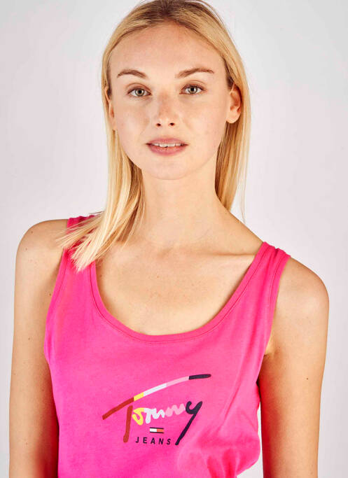 T-shirt rose TOMMY HILFIGER pour femme
