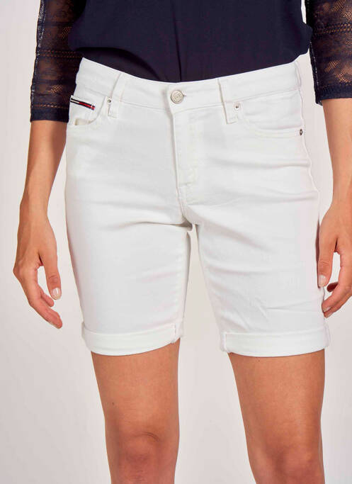 Bermuda blanc TOMMY HILFIGER pour femme