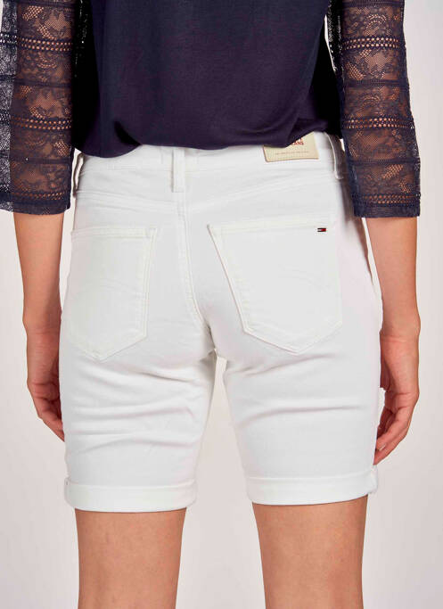 Bermuda blanc TOMMY HILFIGER pour femme