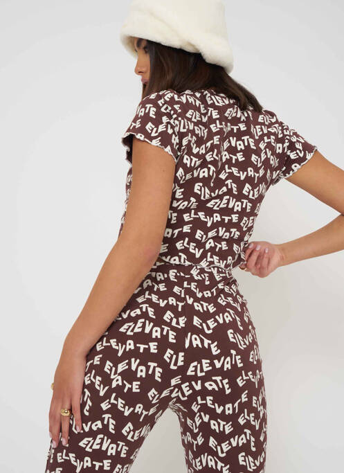 T-shirt marron DAISY STREET pour femme