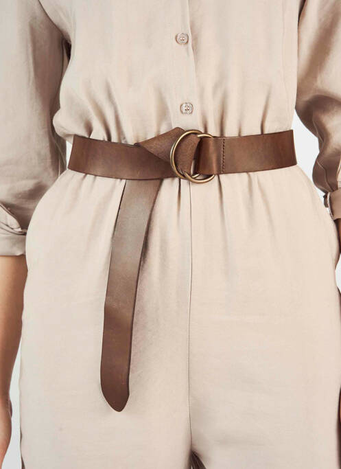 Ceinture marron DEUX. BY ELINE DE MUNCK pour femme