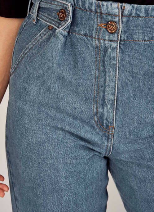 Jean coupe Mom bleu DEUX. BY ELINE DE MUNCK pour femme