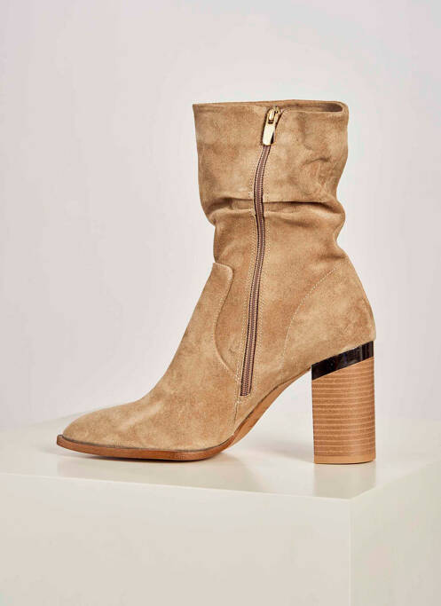 Bottines/Boots taupe DEUX. BY ELINE DE MUNCK femme