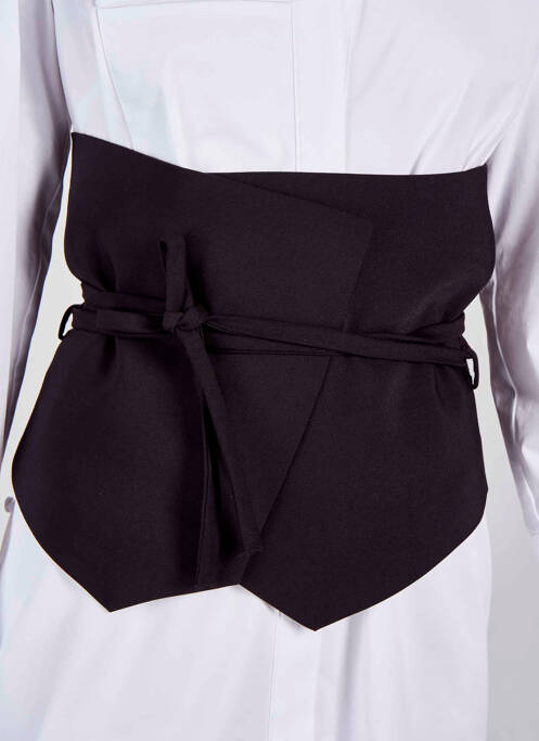 Ceinture noir DEUX. BY ELINE DE MUNCK femme