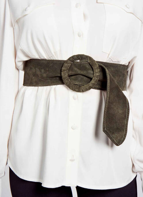 Ceinture vert DEUX. BY ELINE DE MUNCK pour femme