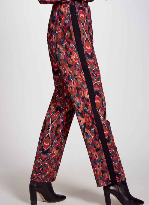 Pantalon droit rouge DEUX. BY ELINE DE MUNCK femme