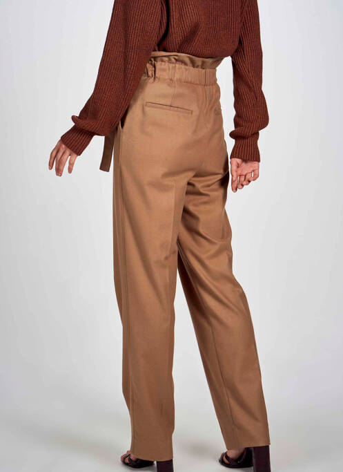 Pantalon chino marron DEUX. BY ELINE DE MUNCK femme