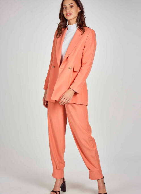 Blazer orange DEUX. BY ELINE DE MUNCK pour femme