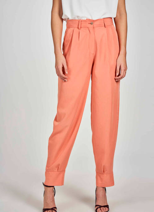 Pantalon chino orange DEUX. BY ELINE DE MUNCK femme