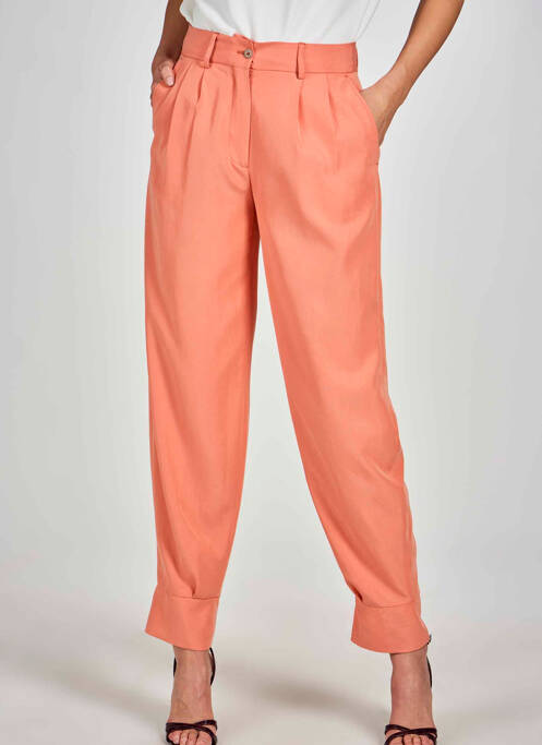 Pantalon chino orange DEUX. BY ELINE DE MUNCK femme