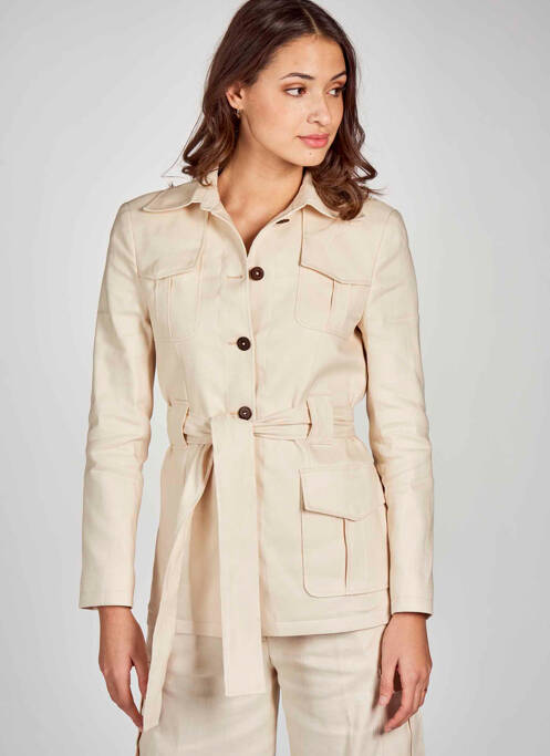 Blazer beige DEUX. BY ELINE DE MUNCK pour femme