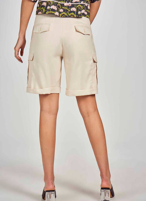 Bermuda beige DEUX. BY ELINE DE MUNCK pour femme