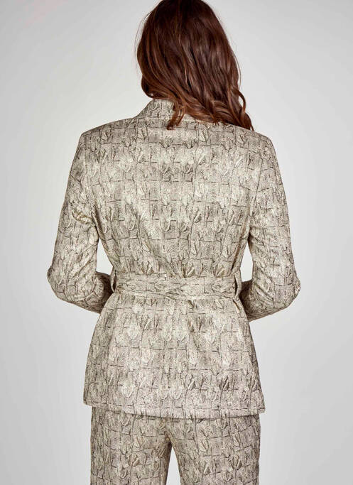 Blazer beige DEUX. BY ELINE DE MUNCK pour femme